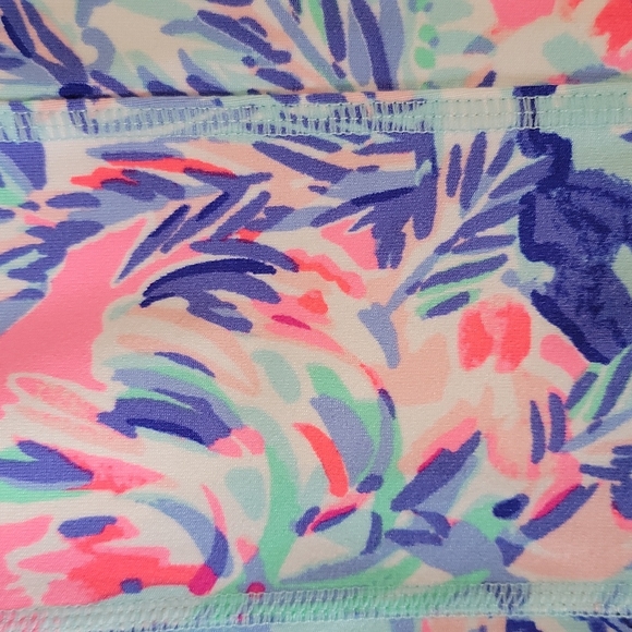 Lilly Pulitzer Luxletic Floral Lux Weekender Cabana Cocktail Crop Leggings XXS - Picture 3 of 6